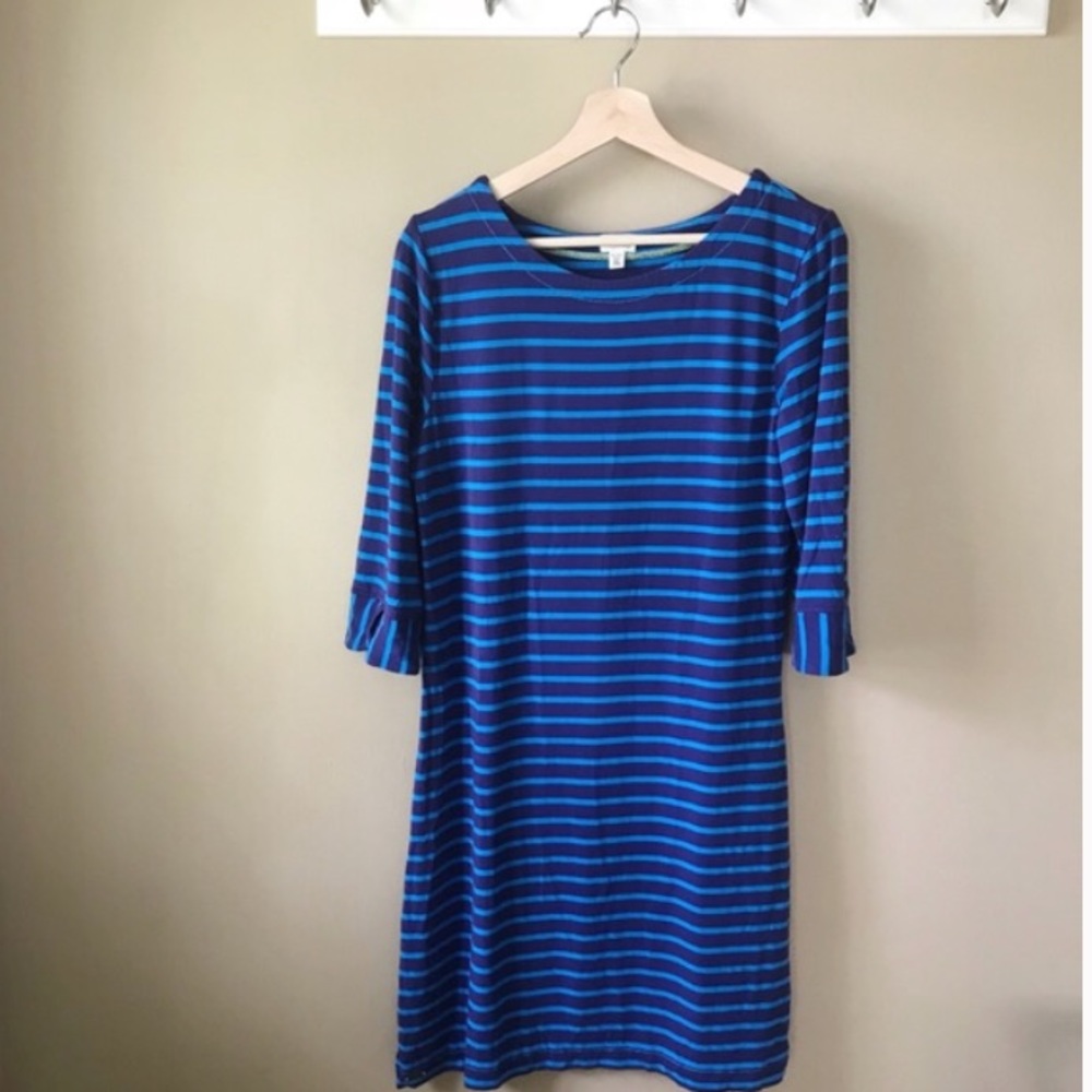 Blue stripe Hatley dress M
